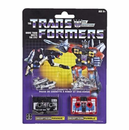 Hasbro G1 Reissue Ravage and Frenzy (red/black) (2019)