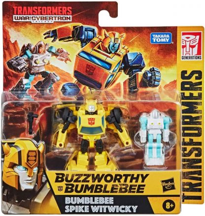Hasbro (Kingdom) Core Class Bumblebee & Spike Witwicky